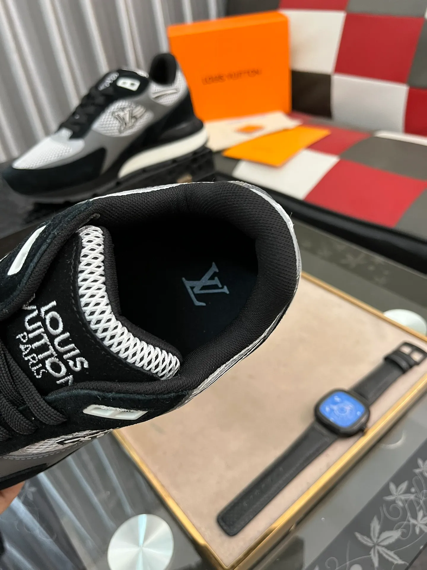 Men's Men's Shoes 💰660⌚️⌚️【LOUIS VUITTON) New 🍀LV Louis Vuitton*——LV classic dad shoes trendy shoes! Made of imported original soft calf leather, imported fly woven lining. Original wear-resistant rubber outsole! High quality products! Code number: 38-44
